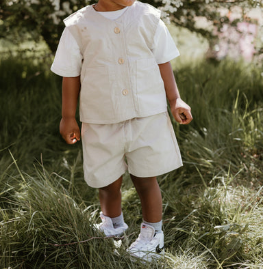 Ärmlöst Baby Denim Set – Sommar Koordinerat Set för Småbarn (0–4 år) | Mjukt & Andningsbart Bomull More For Mini