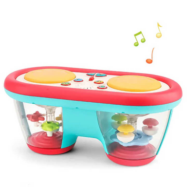 Musikalisk Babytromma med Ljus & Ljud – Stimulerar Motorik & Sinnesutveckling – Från 6 Månader More For Mini