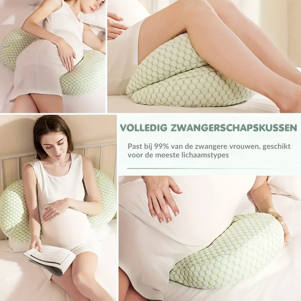 CozyPregnancy Zwangerschapskussen – Ultimale Buik- en Rugondersteuning voor een Diepe Nachtrust More For Mini