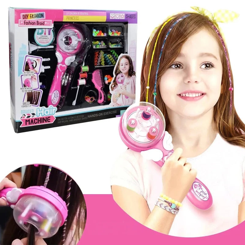 LittleStylist Hårstyling Set – Automatisk Fläta & Kreativa Hårtillbehör för Barn (6+) | Perfekt för Hårstyling Hemma More For Mini