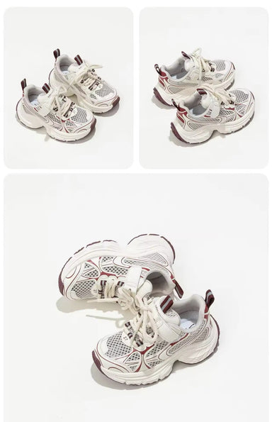 Kindersneakers Zwart Wit Zonder Veters – Maat 26-33 | Lichtgewicht & Ademend | Unisex Sportschoenen More For Mini