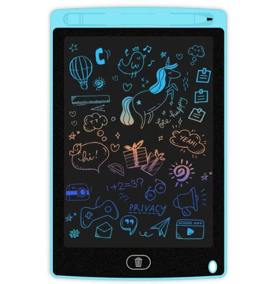 LCD Schrijftablet voor Kinderen – Herbruikbaar Digitaal Tekenbord met Wisfunctie – Ideaal voor Tekenen, Schrijven & Leren More For Mini