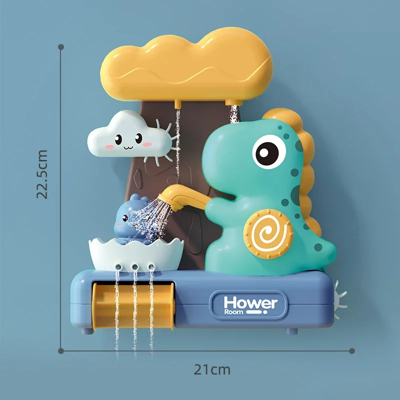 DinoSplash Badfiguren Set – Schattig & Veilig Badspeelgoed voor Kinderen – Spelend Leren & Badplezier More For Mini