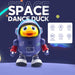 Astronaut Eend - Educatief Speelgoed Baby, Geel/Blauw, BPA-vrij, 6+ Maanden-More For Mini