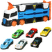 2-in-1 Speelgoedtruck met Racebaan – FlexiRacer | Auto Speelset voor Kinderen 3+ Jaar More For Mini