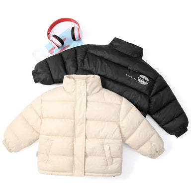 Donsjas - Dhak Unisex, Zwart/Beige Polyester, Maat 2-9 Jaar-More For Mini