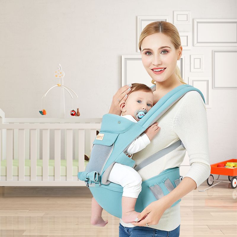 Ergonomisk 3-i-1 Babysele – Bekväm & Andningsbar för Föräldrar och Barn More For Mini