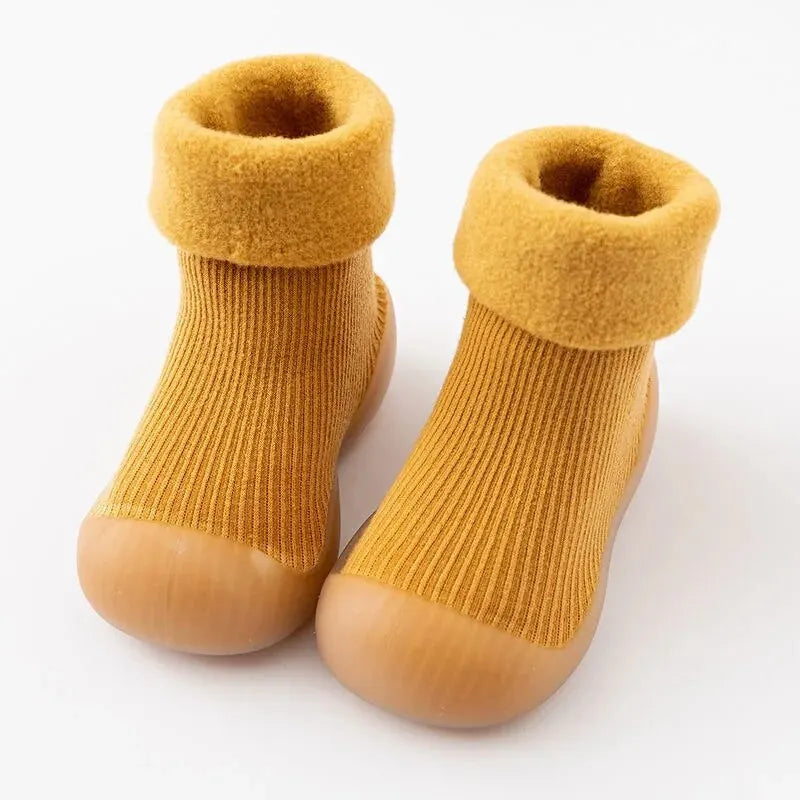Schoen met Anti-Slip - Libre Unisex, Zwart/Blauw/Bruin/Geel/Groen/Roze, Katoen, Maat 18-27-More For Mini