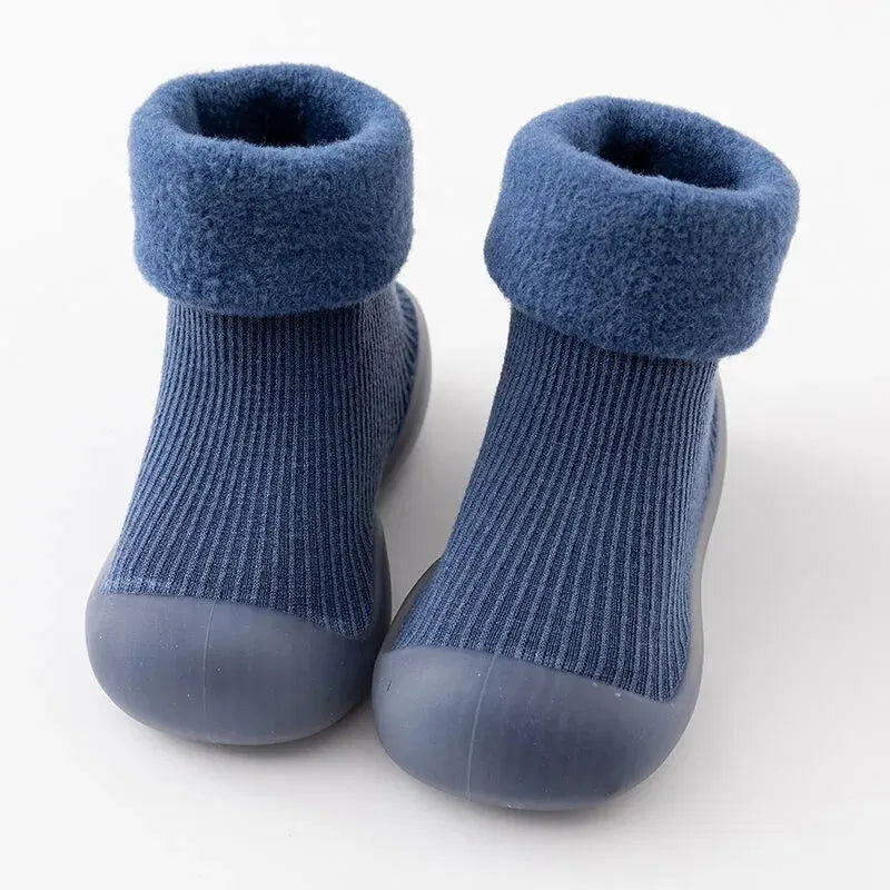 Schoen met Anti-Slip - Libre Unisex, Zwart/Blauw/Bruin/Geel/Groen/Roze, Katoen, Maat 18-27-More For Mini