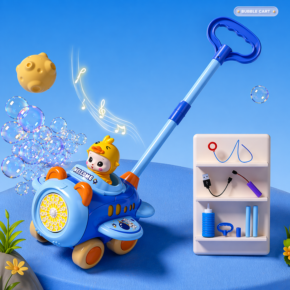 Bubble Blower Skjutvagn – Automatisk Bubbelmaskin | Utomhusleksak More For Mini