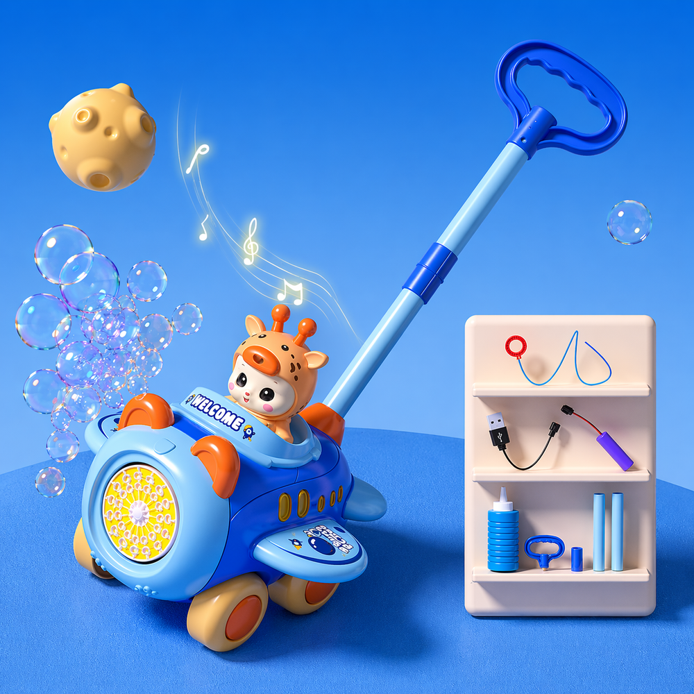 Bubble Blower Skjutvagn – Automatisk Bubbelmaskin | Utomhusleksak More For Mini