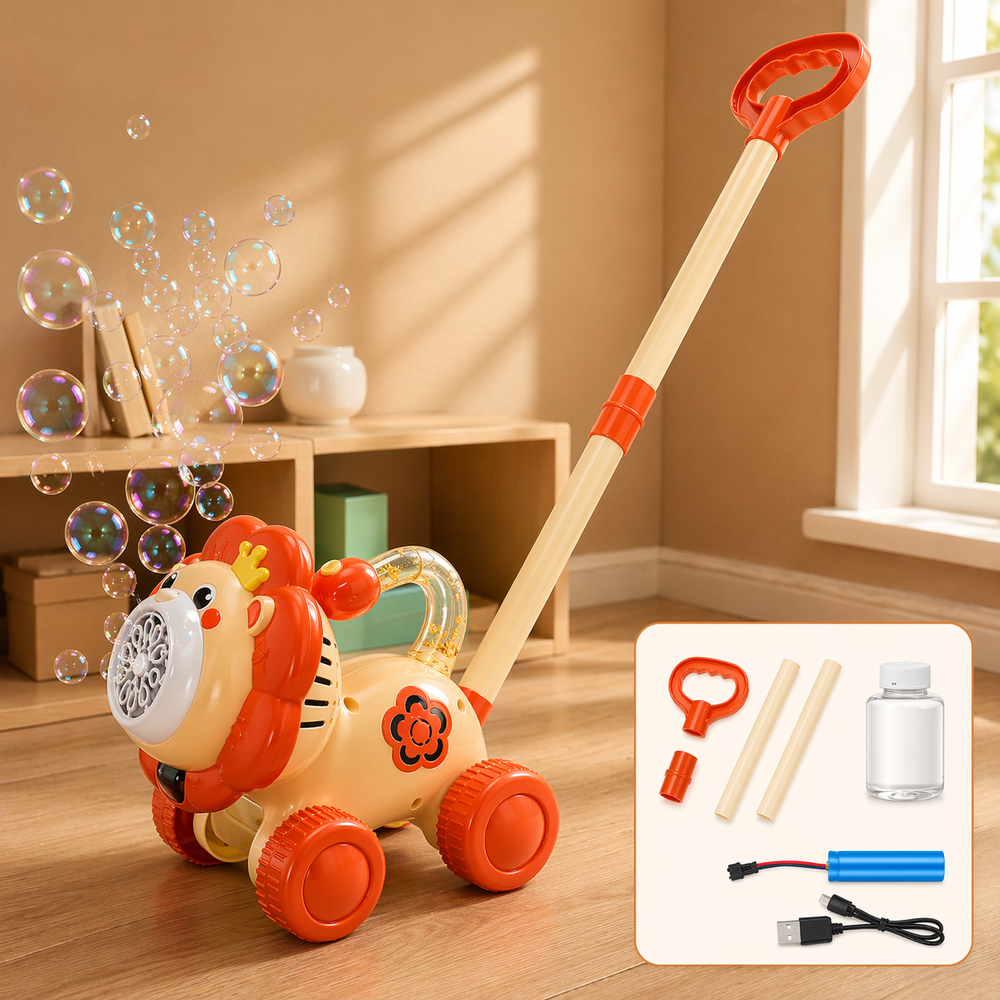 Bubble Blower Skjutvagn – Automatisk Bubbelmaskin | Utomhusleksak More For Mini
