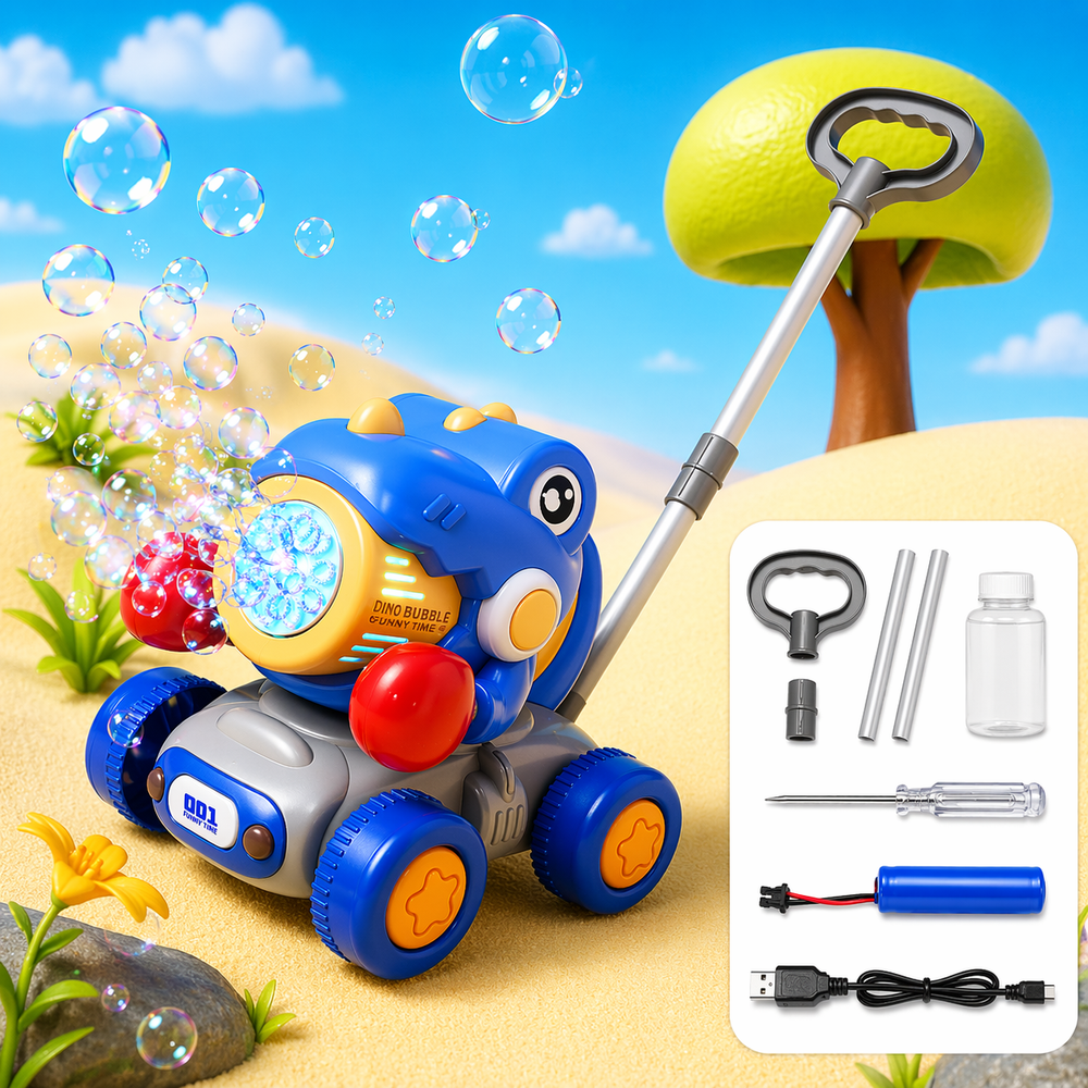 Bubble Blower Skjutvagn – Automatisk Bubbelmaskin | Utomhusleksak More For Mini