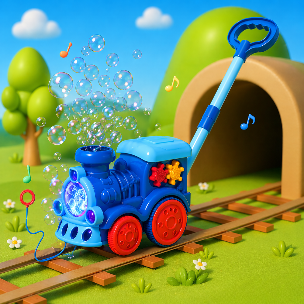 Bubble Blower Skjutvagn – Automatisk Bubbelmaskin | Utomhusleksak More For Mini
