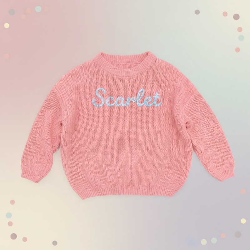 Personifierad Babytröja med Namn – Broderad & Mjuk | 0-5 år More For Mini