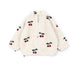 Fleecejas Baby Peuter Kind – Warme Jas met Kersenprint – 0-9 Jaar | CosyCub More For Mini