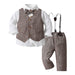 Barn Festoutfit Set Väst och Fluga – Småbarn 6M-6År More For Mini