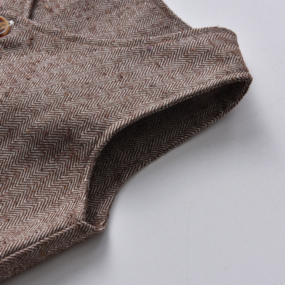 Barn Festoutfit Set Väst och Fluga – Småbarn 6M-6År More For Mini