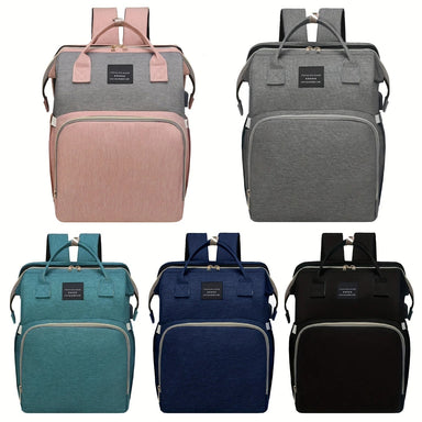 Multifunktionell skötväska med säng | Vattentät, USB-laddningsport & dagbädd – ComfiGo från Nuvella Baby More For Mini