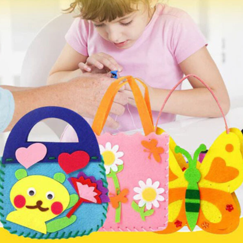 DIY Kindertas Knutselset – Creatieve Naaiset voor Meisjes | Unieke Handtas Zelf Maken More For Mini