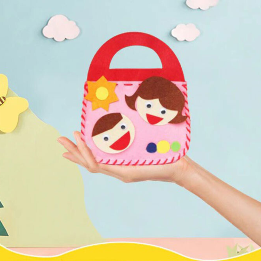 DIY Kindertas Knutselset – Creatieve Naaiset voor Meisjes | Unieke Handtas Zelf Maken More For Mini