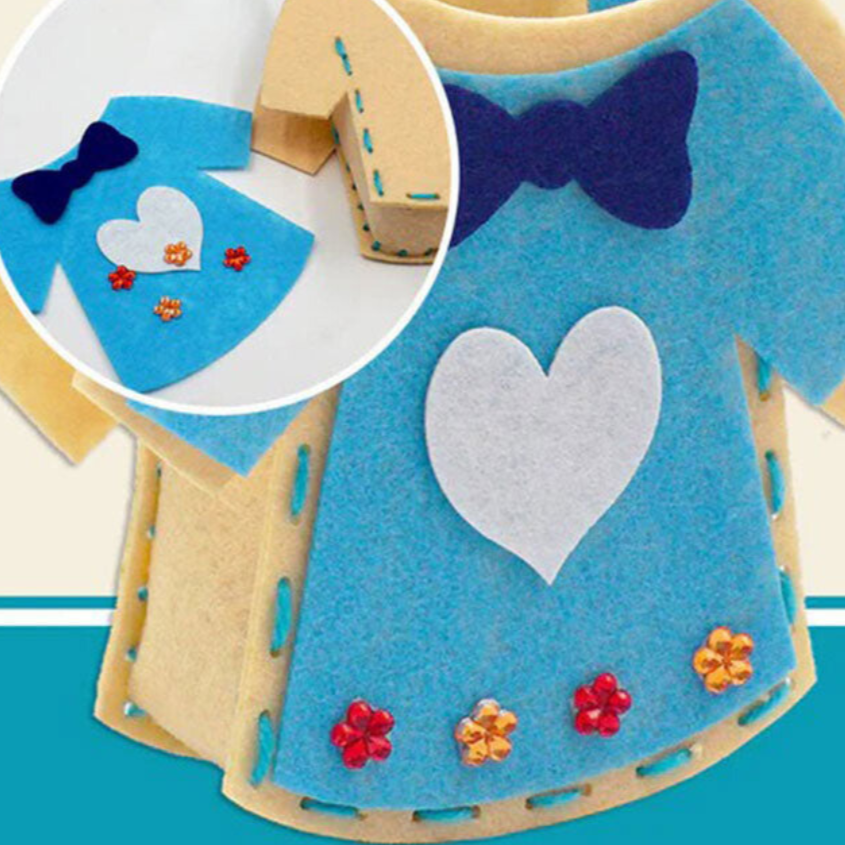 DIY Kindertas Knutselset – Creatieve Naaiset voor Meisjes | Unieke Handtas Zelf Maken More For Mini