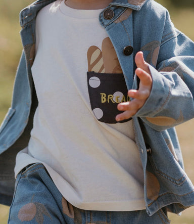 Barn-T-shirt Stångbröd – Mjuk bomull & bekväm | Storlek 0–8 år More For Mini