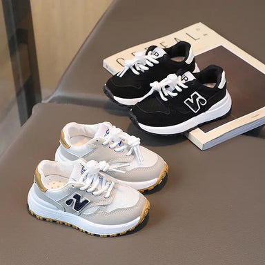 Barnsneakers med Snörning – Storlek 21–28 | Lättviktiga & Andningsbara för Pojkar och Flickor More For Mini