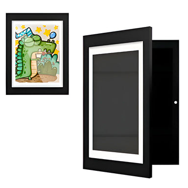 Stevig Kunstframe voor Kinderen | Bewaar & Toon Creatieve Kunstwerken | Duurzaam Houten Fotolijst More For Mini