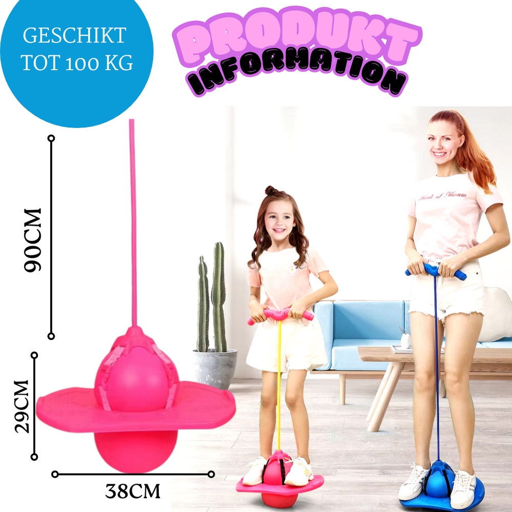 Balansspringer voor Kinderen – Actief Speelplezier Binnen & Buiten 3+ Jaar More For Mini