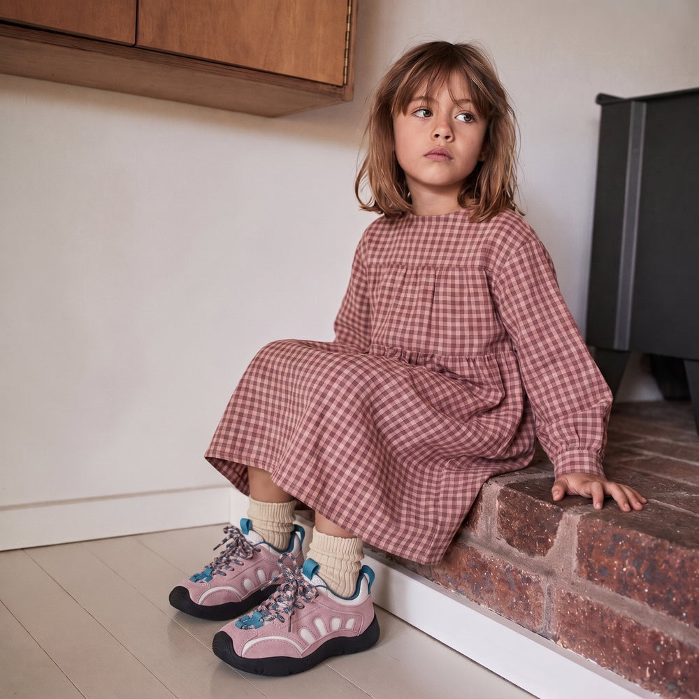 Barnsneakers för utomhusbruk med halkfri sula – förstärkt tå, kardborre | vandringsskor barn