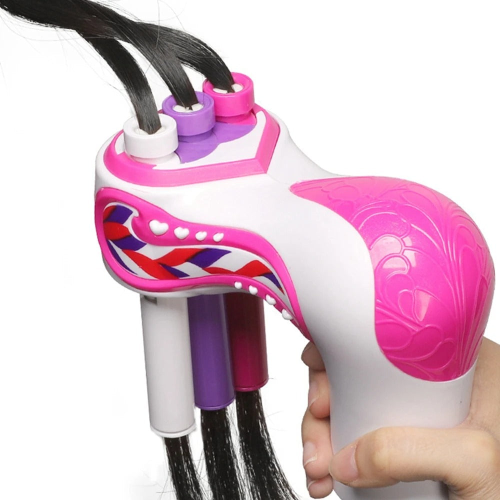 LittleStylist Hårstyling Set – Automatisk Fläta & Kreativa Hårtillbehör för Barn (6+) | Perfekt för Hårstyling Hemma More For Mini