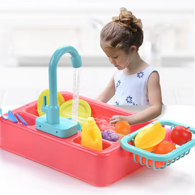 AquaPlay Avloppsränna med Strömmande Vattenkran – Pedagogisk Leksak för Barn, Lärorik och Rolig More For Mini