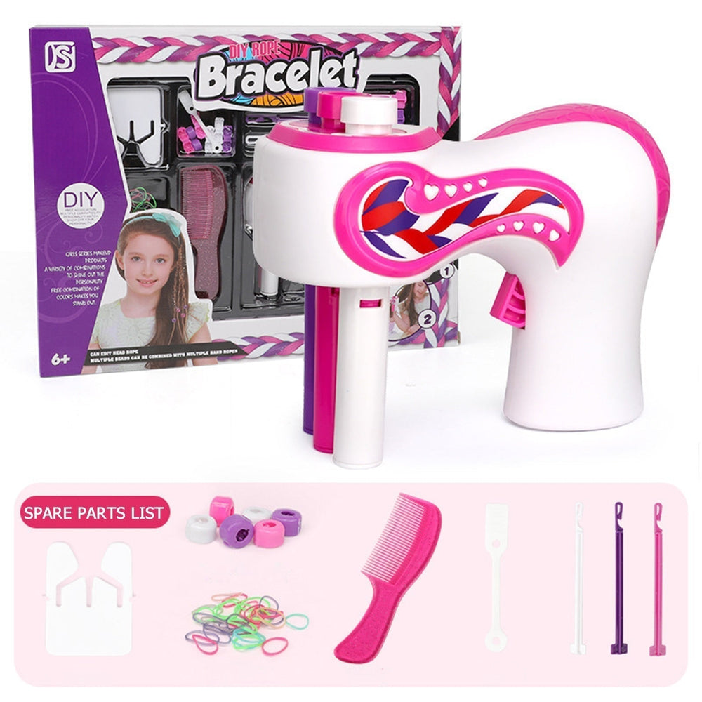 LittleStylist Hårstyling Set – Automatisk Fläta & Kreativa Hårtillbehör för Barn (6+) | Perfekt för Hårstyling Hemma More For Mini