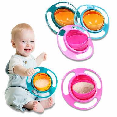 Anti-Mors Snackkom voor Baby's – 360° Draaibare Kom BPA-vrij | TinyTurn™ More For Mini