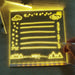 LED Skrivplatta – GlowNote Unisex, Transparent, Akryl, Inkluderar Markeringspenna More For Mini