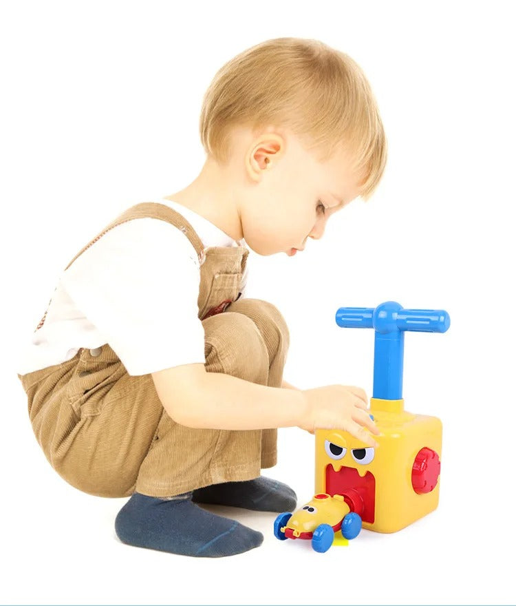 TurboPop Luftdriven Leksaksbil – Pedagogisk och Snabb Leksak för Barn från 2 år+ More For Mini