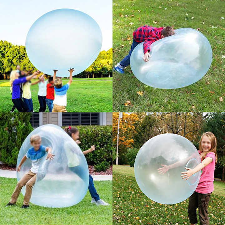Gigantisk Uppblåsbar Lekboll för Barn – 120 cm | Utomhusleksak för Aktiv Lek & Motorik More For Mini