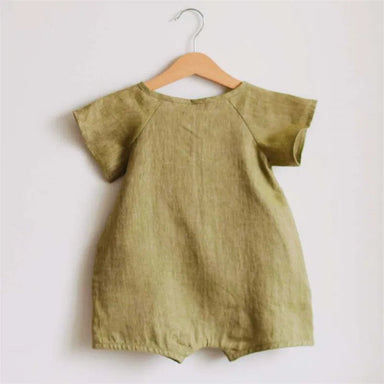 Linnen Baby Romper Zomer – Ademend & Comfortabel | Unisex Baby Kleding More For Mini