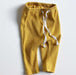 Legging met Ribbels - Meisjes, Beige/Bruin/Blauw/Roze/Geel, Katoen, Maat 0-2 Jaar-More For Mini