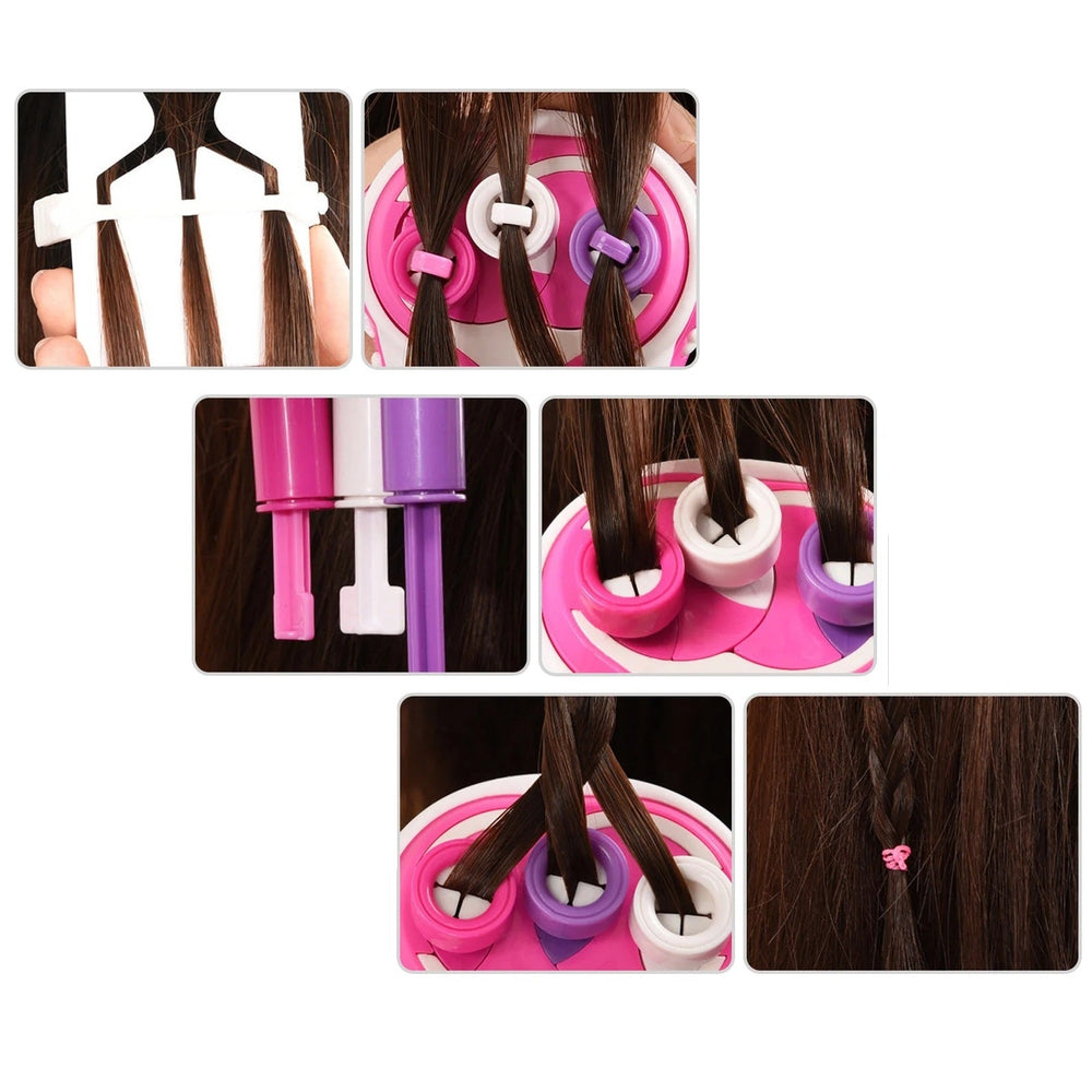 LittleStylist Haarstyling Set – Automatische Vlecht & Creatieve Haaraccessoires voor Kinderen (6+) | Perfect voor Thuis Styling More For Mini