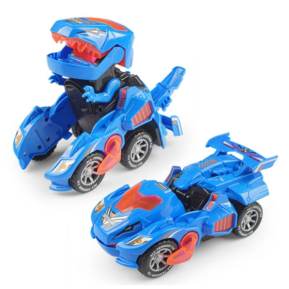 Transformerande Dino-Bil med Ljus & Ljud – Spektakulär Leksak för Barn More For Mini