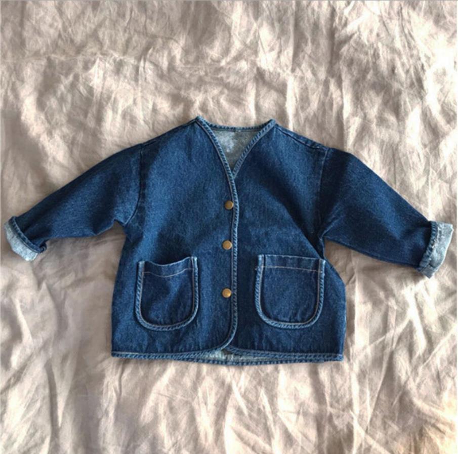 EasyWear Denim Baby Jasje Unisex | Spijkerjasje voor Meisjes & Jongens | 9 Maanden – 3 Jaar | Zachte Katoenmix met Drukknopen More For Mini