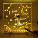 LED Skrivplatta – GlowNote Unisex, Transparent, Akryl, Inkluderar Markeringspenna More For Mini