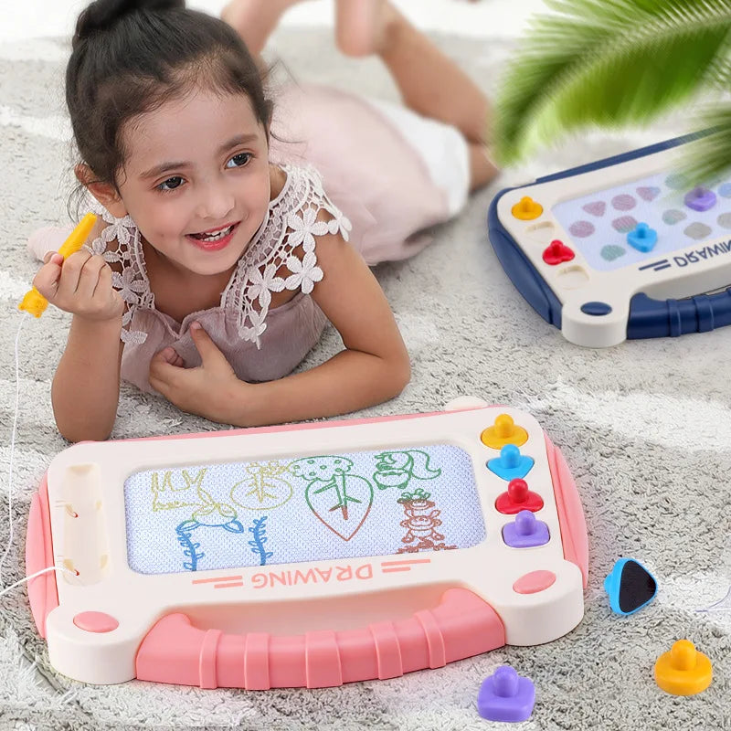 Magnetisk Ritbräda för Barn – Återanvändbar & Pedagogisk Leksak More For Mini
