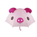 Kinderparaplu met Cartoons – Wit/Zwart/Roze/Geel/Blauw/Rood, Vrolijk, Lichtgewicht, Waterdicht en Veilig-More For Mini