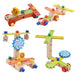 Montessori Houten Bouwdop Stoel – Educatief Speelgoed voor Peuters | MiniMaker Werkstoel More For Mini