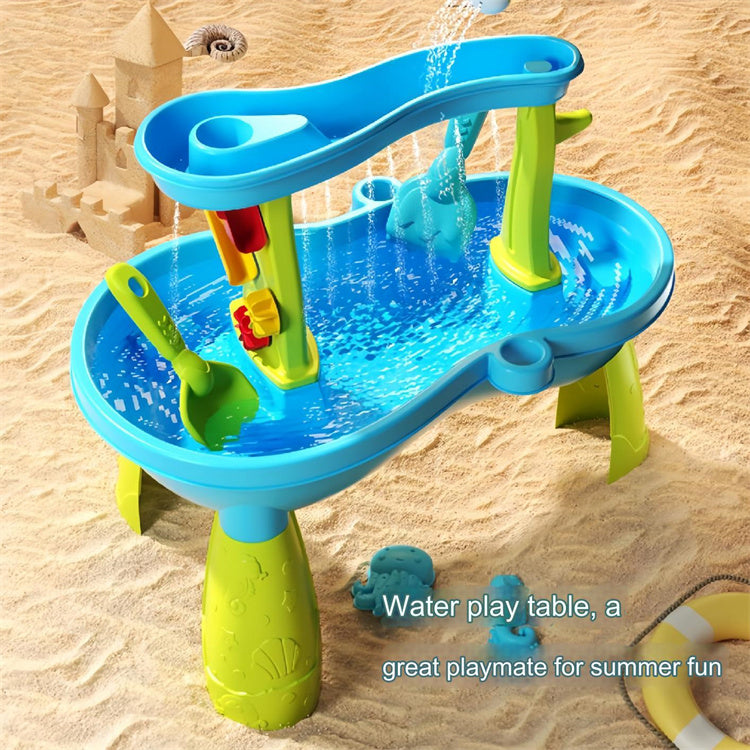Vattensbord för Småbarn med 13 Tillbehör – Stimulerar Lek & Utveckling – AquaJoy More For Mini