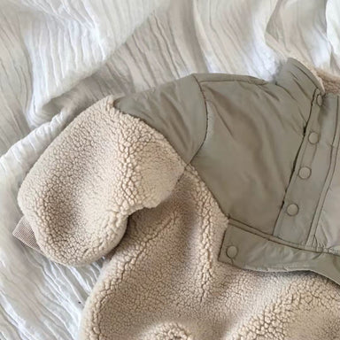 Teddy Trui – Oli Unisex, Groen, Katoen, Maat 0-6 Jaar-More For Mini