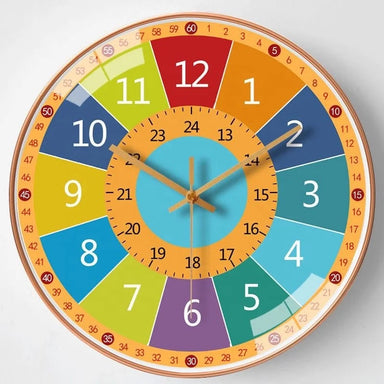 TimeMate Barnväggklocka – Hjälper Småbarn att Lära sig Klockan Självständigt More For Mini